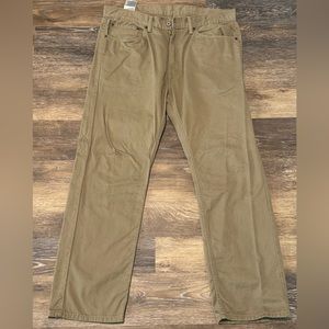 Levi's 505 Straight Denim Jeans Mens Size W36xL30 Tan